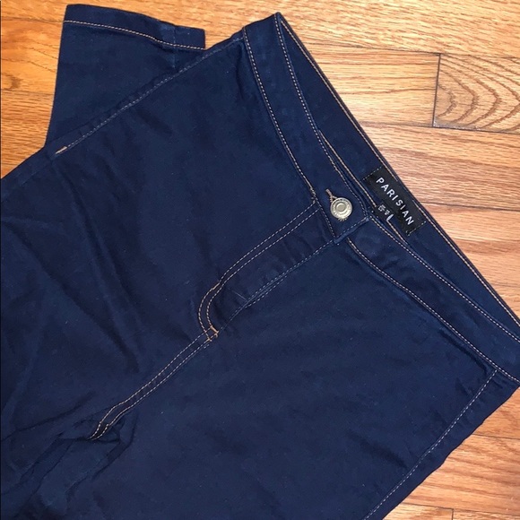 ASOS Parisian High Waist Blue Skinny Jeggings sz 6 - Picture 5 of 6